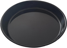 Emaye Kaplamalı Yuvarlak Siyah Tepsi Fırın Tepsisi 40 Cm * 5 Cm
