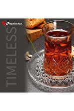 Paşabahçe timeless çay bardağı takımı- 24 parça çay bardağı tabağı seti 96991 12 kişilik