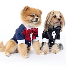 Maxstylespet  Pet Smokin - Lacivert - Köpek ve Kedi Kıyafeti 