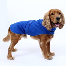 Maxstylespet  Soft shell Bel Bantlı Mavi Pet Yağmurluk Köpek Kedi Kıyafeti