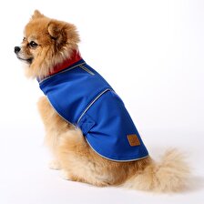 Maxstylespet  Soft shell Bel Bantlı Mavi Pet Yağmurluk Köpek Kedi Kıyafeti