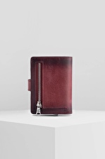 VENTURE BORDO MEKANİZMALI HAKİKİ DERİ CÜZDAN