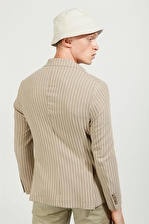 Uki Bej Comfort Fit 6 Drop Ceket