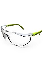 Koruyucu Gözlük Şeffaf Cam, İş Güvenliği Gözlüğü - Yeşil