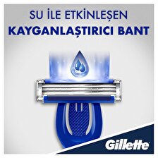 Gillette Blue 3 9'lu 3 Bıçaklı Tüm Cilt Tipleri İçin Manuel Tıraş Makinesi ve Yedeği