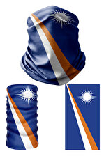 Multifunctional Flag of the Marshall Island Seamless UV+Neckerwear Headband Bandana Do Rag Hairband