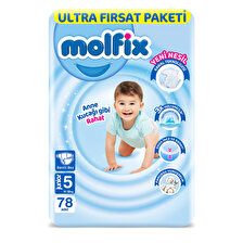 Molfix Bebek Bezi Ultra Fırsat Paketi Junior 5 No 78 Li