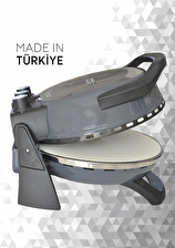 gözdehome Erato Taşfırınım Pizza Makinesi, Lahmacun Makinesi Doğal Taş Fırın - Timer - 400 C. - Antrasit