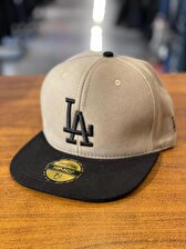 LA Lakers Hiphop Snapback Rapper Basket Bej Siyah Renk Cap Şapka