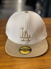 LA Lakers Hiphop Snapback Rapper Basket Beyaz Renk Cap Şapka
