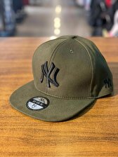 NY Yankees Nakışlı Haki Renk Hiphop Snapback Rapper Basket Cap Şapka