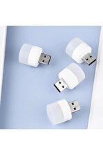 Mini Taşınabilir USB Led Portatif Lamba Beyaz Işık Kamp Gece Okuma Powerbank Uyumlu