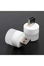 Mini Taşınabilir USB Led Portatif Lamba Beyaz Işık Kamp Gece Okuma Powerbank Uyumlu