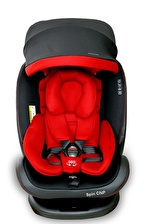 Kraft Spin Canopy 0-36 kg 360 ° Dönebilen İsofix'li Oto Koltuğu Kırmızı