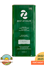 Zest Ayvalık Erken Hasat Soğuk Sıkım Sızma Zeytinyağı 5 lt Teneke 