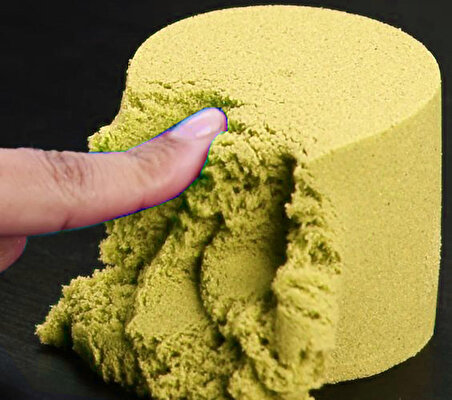 Kinetik kum 1kg - Sarı Renk