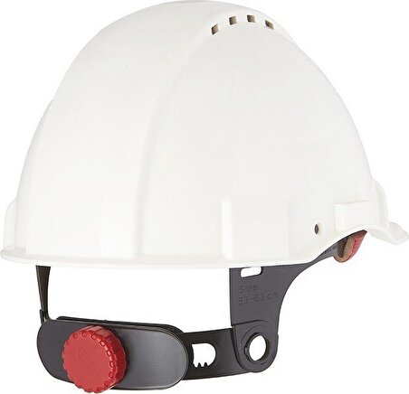 Bbu Safety CNG-600 Vida Çark Ayarlı Baret - Beyaz
