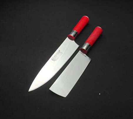 Red Craft Şef Bıçağı No:3 – Red Craft Nakiri Şef Bıçağı