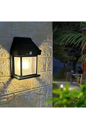 Dış Mekan LED Bahçe Lambası, Hareket Sensörlü, Güneş Enerjili, Suya Dayanıklı !!!