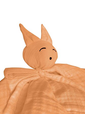 Müslin Bebek Uyku Arkadaşı Bürümcük Tavşan Organik Oyuncak Uyku Arkadaşı Desteksiz Uyku Arkadaşı