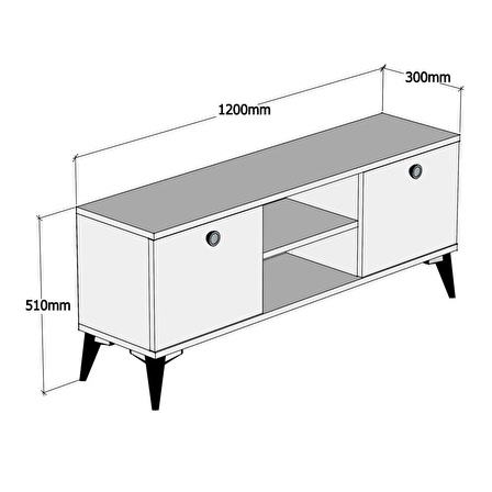 Modern  Tv Sehpası 120cm