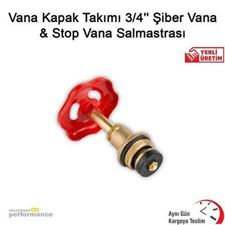 KALİTE - Vana Kapak Takımı 3/4'''' Şiber Vana & Stop Vana Salmastrası