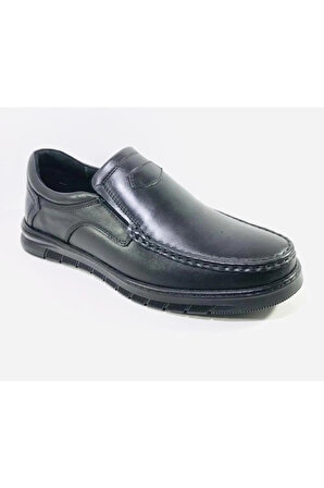 Pepita 5445 Erkek Deri Comfort Ayakkabı/siyah/40