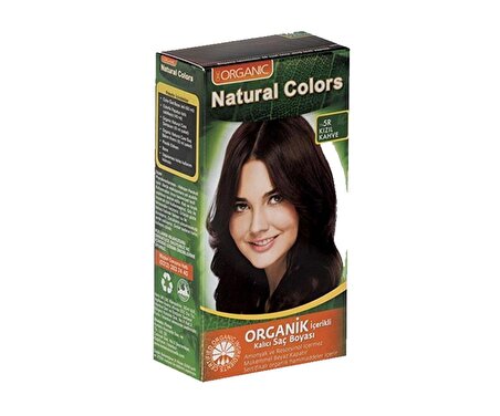 Natural Colors 5R Kızıl Kahve Organik Saç Boyası-8682467000735