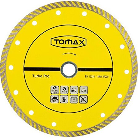 Tomax Turbo Elmas Mermer - Granit Kesici 180X2.2X22