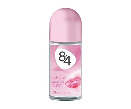 8X4 Roll-On Soft Kiss 50 Ml Kadın