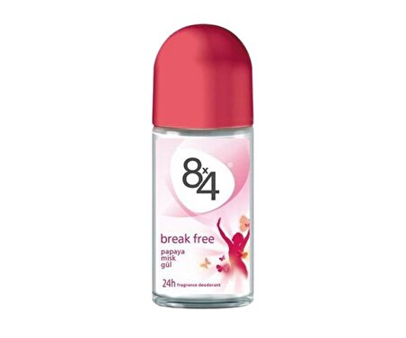 8X4 Roll-On Breakfree 50 Ml Kadın