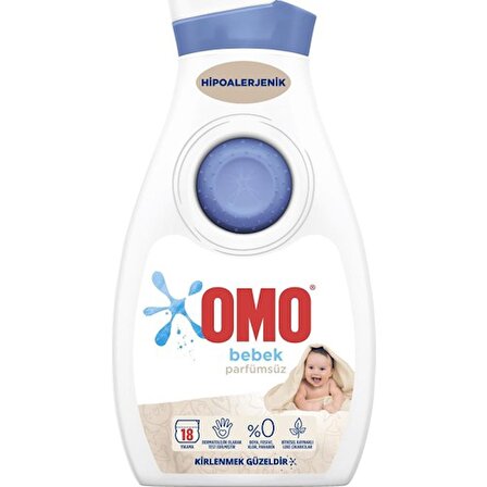 Omo Sıvı Baby 900ML Parfümsüz (2 Adet