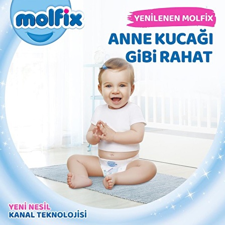 Molfix Bebek Bezi 5 Beden Junior Hiper Ekonomi Paketi 156 Adet