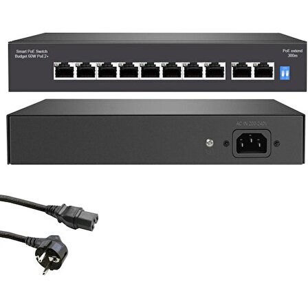 Hrz Poe Switch 8 Port+2 Uplink 10/100 Mbps Hrz HR-PS8P2U