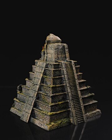 Antik Tapınak Zar Kulesi-Dekoratif Obje-18 CM