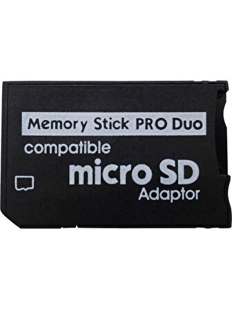 Sony Psp Memory Stick Pro Duo Adaptör Psp Hafıza Kartı Adaptör Mikro Sd Kart Çevirici