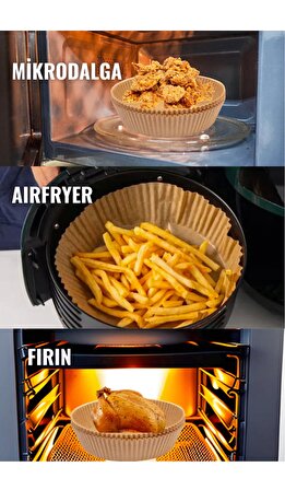 Airfyer Pişirme Kağıdı 9 KAT Dayanıklı Özel Kabında Kargo