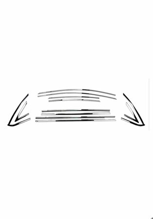 Ford Focus 3 Hb Krom Cam Çerçevesi 2012-2015 arası