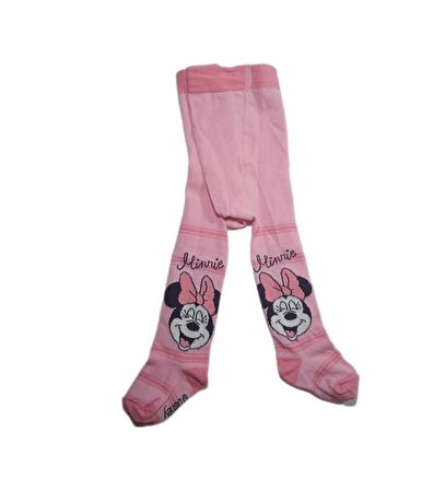 MINNIE MOUSE Disney Lisanslı Kız Bebek Külotlu Çorap Üçlü Set 0444