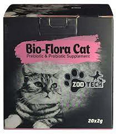 Zootech Bio-Flora Cat Prebiotic&probiotic Toz 2g*20 Adet Kedi