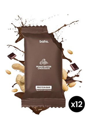 Yüksek Protein Bar - Peanut Butter Chocolate 12 Adet X 45gr