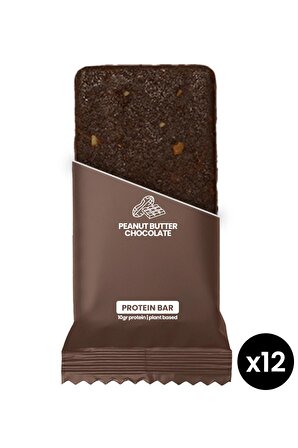 Yüksek Protein Bar - Peanut Butter Chocolate 12 Adet X 45gr