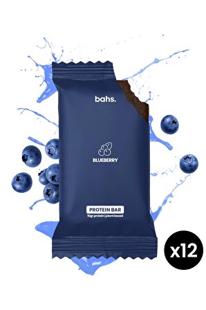 Yüksek Protein Bar - Blueberry 12 Adet X 45gr
