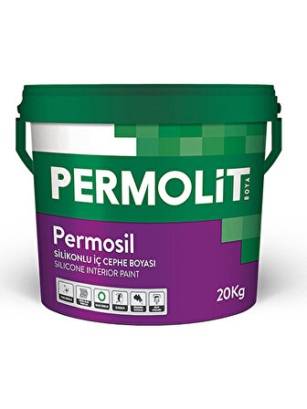 Permolit Permosil Silikonlu Iç Cephe  2704-MERMER Beji 10 kg