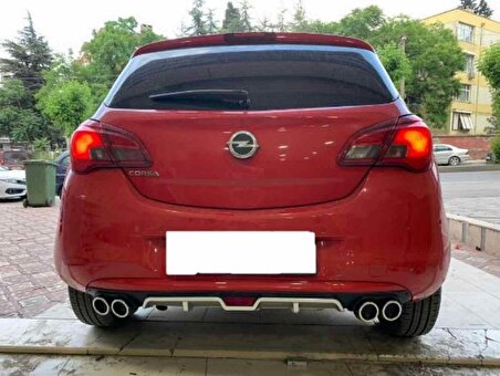 Opel Corsa E uyumlu üniversal difüzör Siyah 2014 sonrası