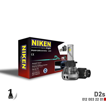 D2S Led Xenon Far Ampulü Pro (1 Ad) Niken
