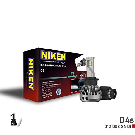 D4S Led Xenon Far Ampulü Pro (1 Ad) Niken