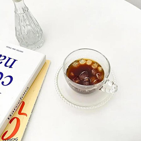 Rossel Premium Pearly 6 'lı Cam Çay Fincanı