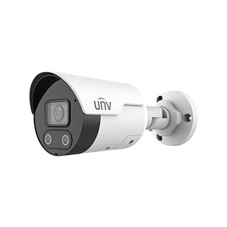 Uniview IPC2122LE-ADF40KMC-WL 2 MP 4 MM Sabit Lens Dahili Sesli ColorHunte IR Bullet Güvenlik Kamerası