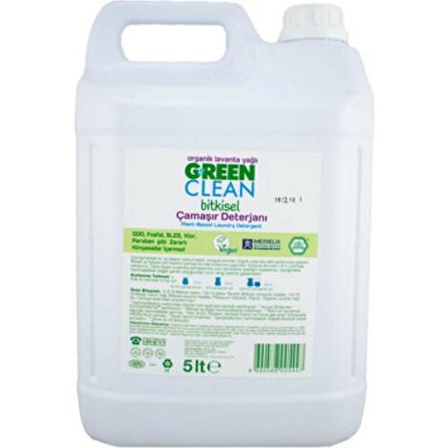 U Green Clean Vegan Karma Renkler İçin Sıvı Deterjan 5 lt 100 Yıkama 